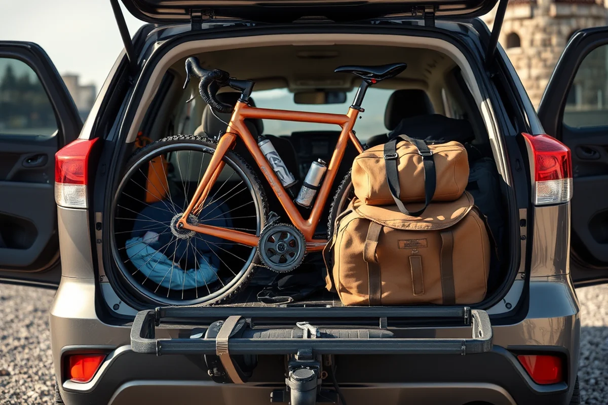 bike on trailer — Bike On Trailer (step by step)