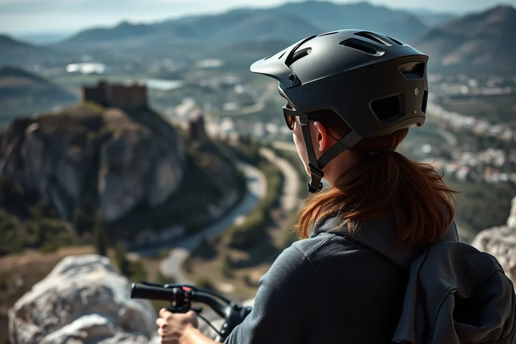 A Electric Bike Helmet